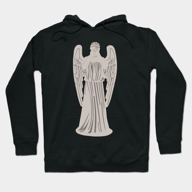 Doctor Who Weeping Angel Hoodie by OutlineArt